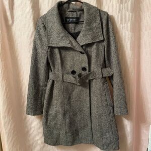 GUESS Women's Charcoal Trench Coat